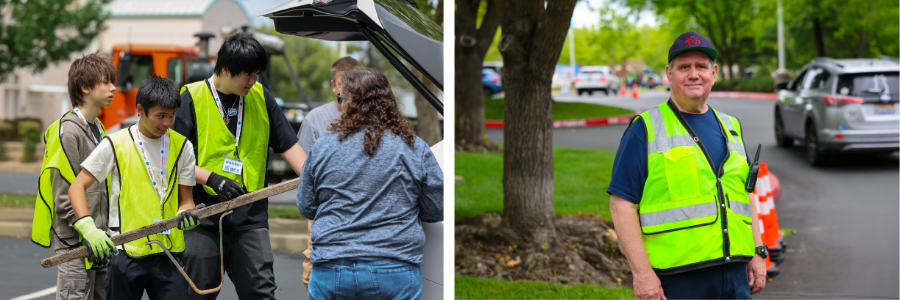 More volunteers assisting with the Neighborhood clean up event